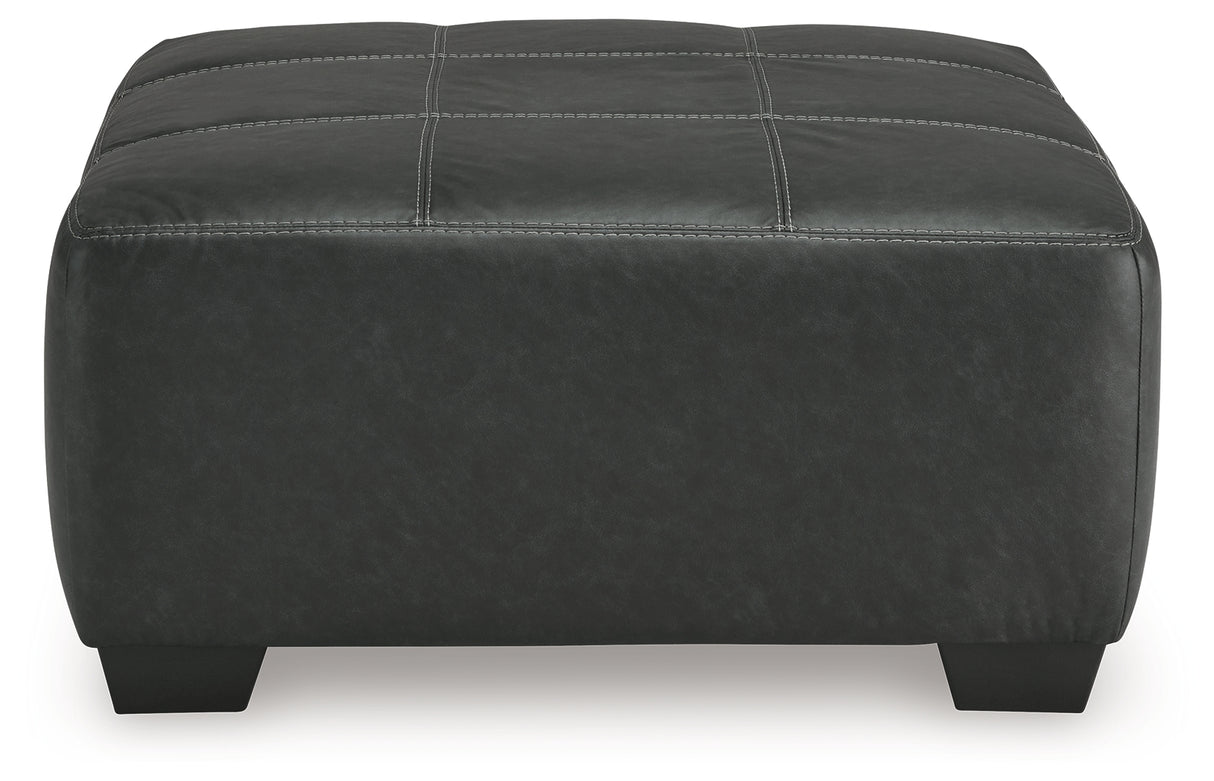 Brixley Pier Graphite Oversized Accent Ottoman from Ashley - Luna Furniture