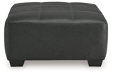 Brixley Pier Graphite Oversized Accent Ottoman from Ashley - Luna Furniture