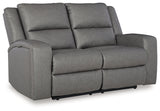 Brixworth Sofa, Loveseat and Recliner in Slate from Ashley - Luna Furniture