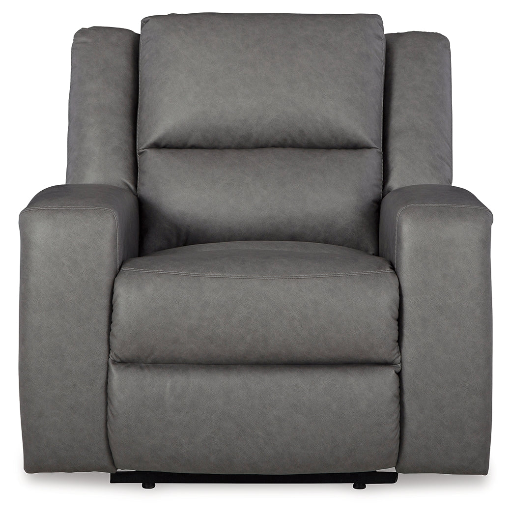 Brixworth Sofa, Loveseat and Recliner in Slate from Ashley - Luna Furniture