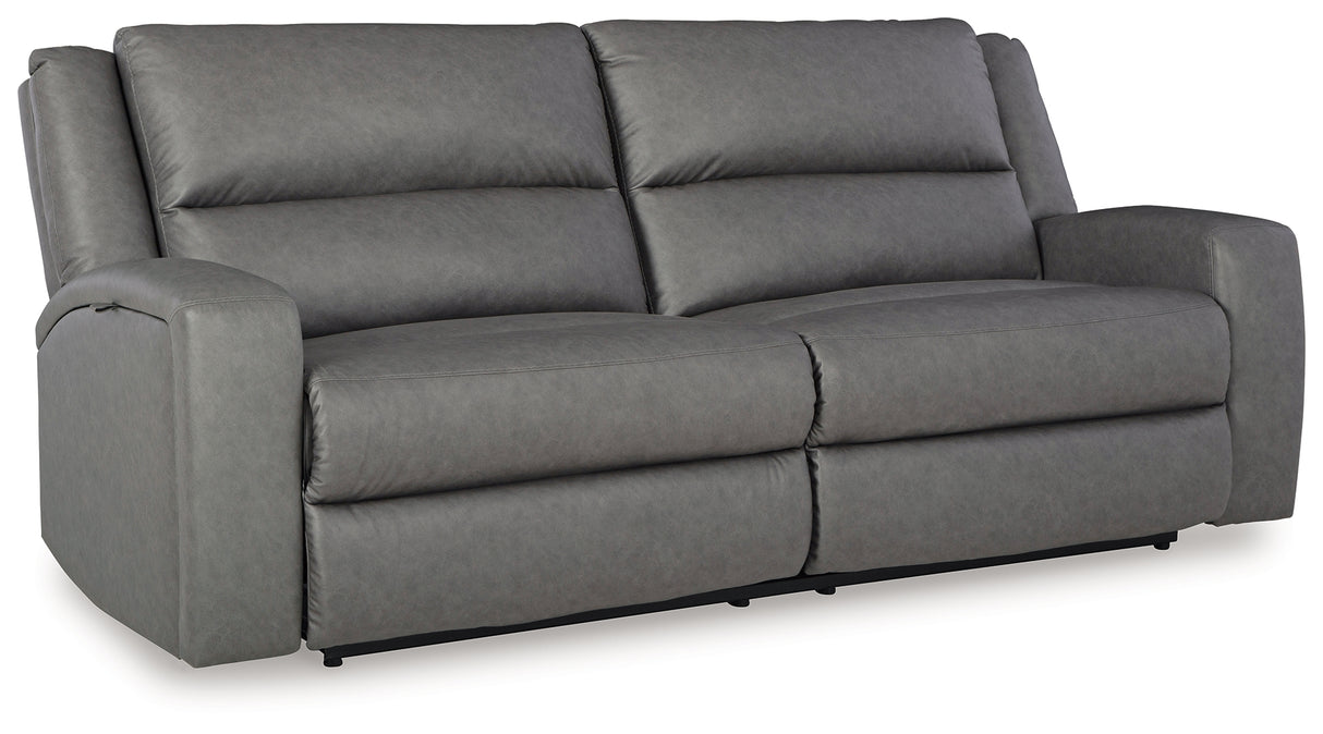 Brixworth Sofa, Loveseat and Recliner in Slate from Ashley - Luna Furniture