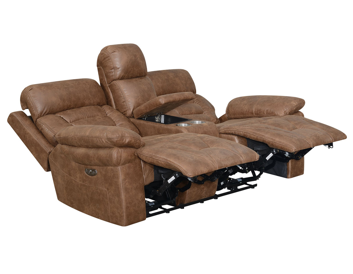 Brock 3 Piece Dual Power Motion Set(Sofa, Loveseat & Chair) from Steve Silver - Luna Furniture