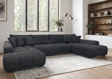 Brooklyn Black 3-Piece Sectional from Happy Homes - Luna Furniture