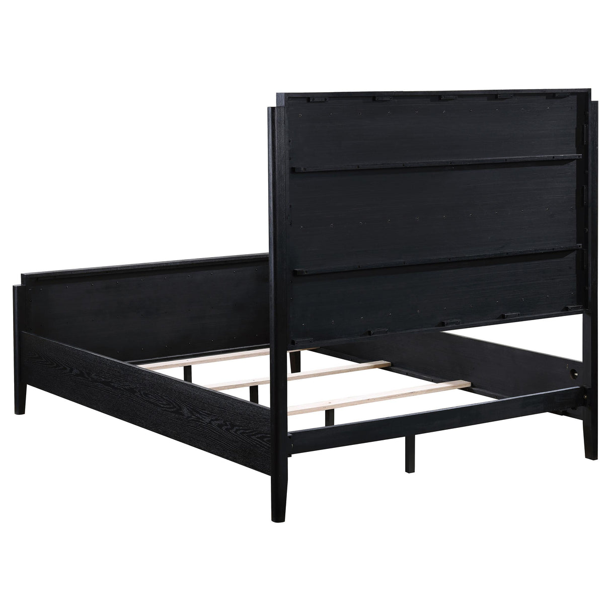 Brookmead 60-inch Upholstered Eastern King Bed Black from Coaster - Luna Furniture