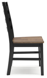 Brown/Black Wildenauer Dining Table and 4 Chairs - PKG016719