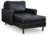 Bryceview Onyx Chaise from Ashley - Luna Furniture