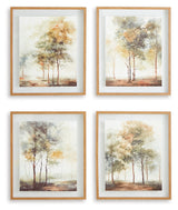 Bryneford Multi Wall Art (Set of 4) from Ashley - Luna Furniture