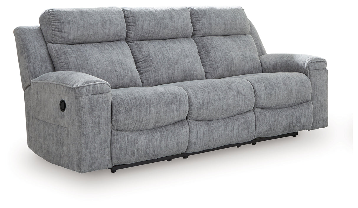 Buntington Pewter Reclining Sofa - 3400488