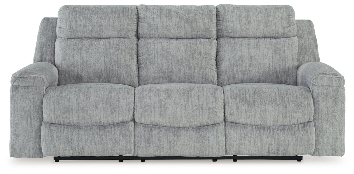 Buntington Pewter Reclining Sofa - 3400488