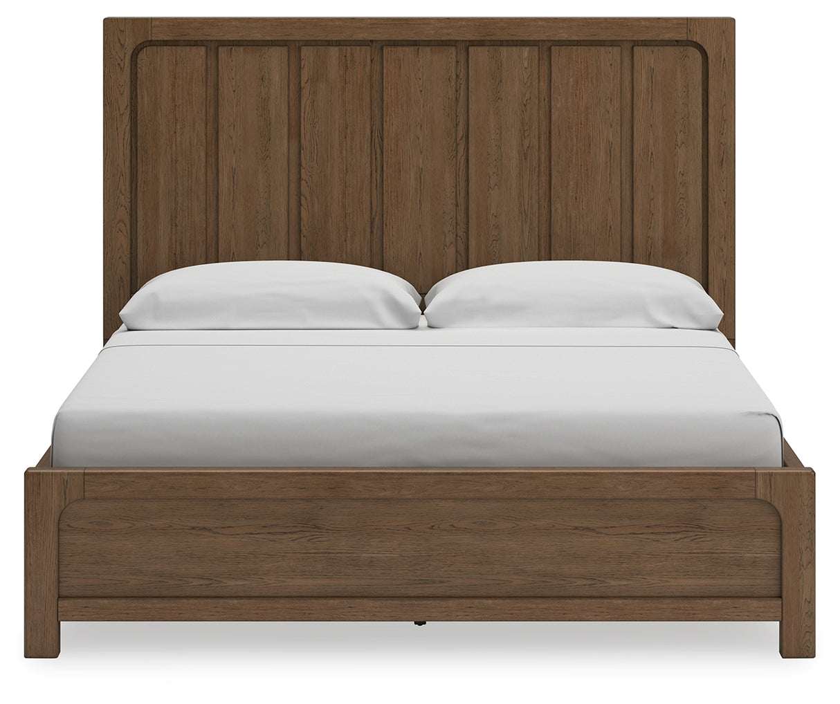 Cabalynn California King Panel Bed with Dresser and Nightstand in Light Brown - PKG019237