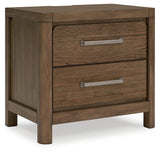 Cabalynn California King Panel Bed with Dresser, Chest and Nightstand in Light Brown - PKG019238