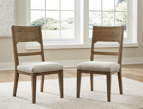 Cabalynn Light Brown Dining Chair, Set of 2 from Ashley - Luna Furniture