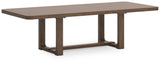 Cabalynn Light Brown Dining Extension Table - D974-35