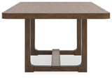 Cabalynn Light Brown Dining Extension Table - D974-35