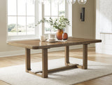 Cabalynn Light Brown Dining Extension Table - D974-35