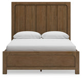 Cabalynn Queen Panel Bed with Dresser in Light Brown - PKG019228