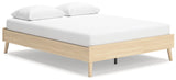 Cabinella Queen Platform Bed with Dresser and Chest in Tan from Ashley - Luna Furniture