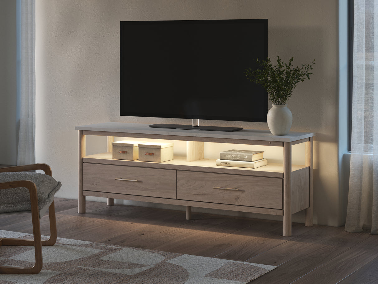 Cadmori Two-tone 71" TV Stand - W2615-68