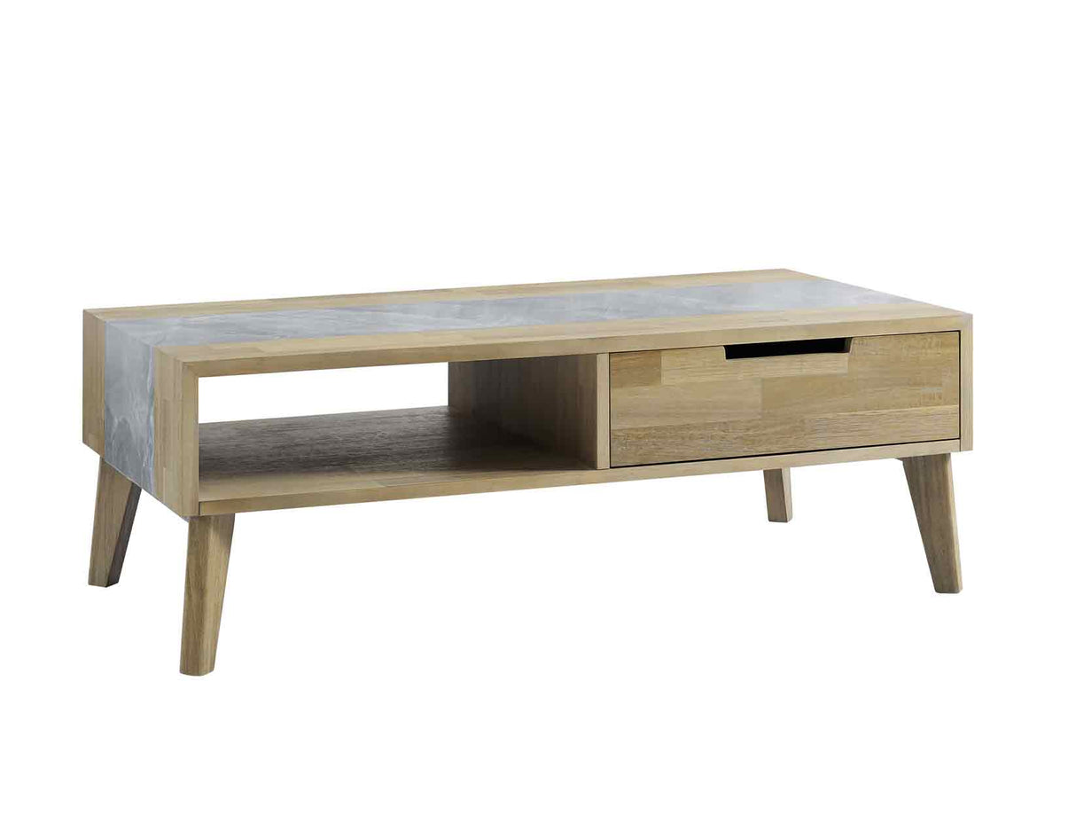 Calgary Sintered Stone Inlay Coffee Table from Steve Silver - Luna Furniture