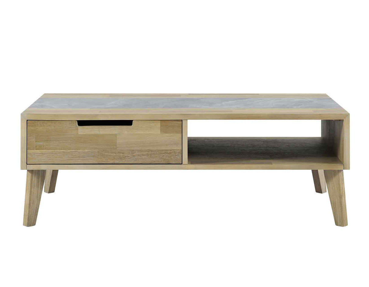 Calgary Sintered Stone Inlay Coffee Table from Steve Silver - Luna Furniture