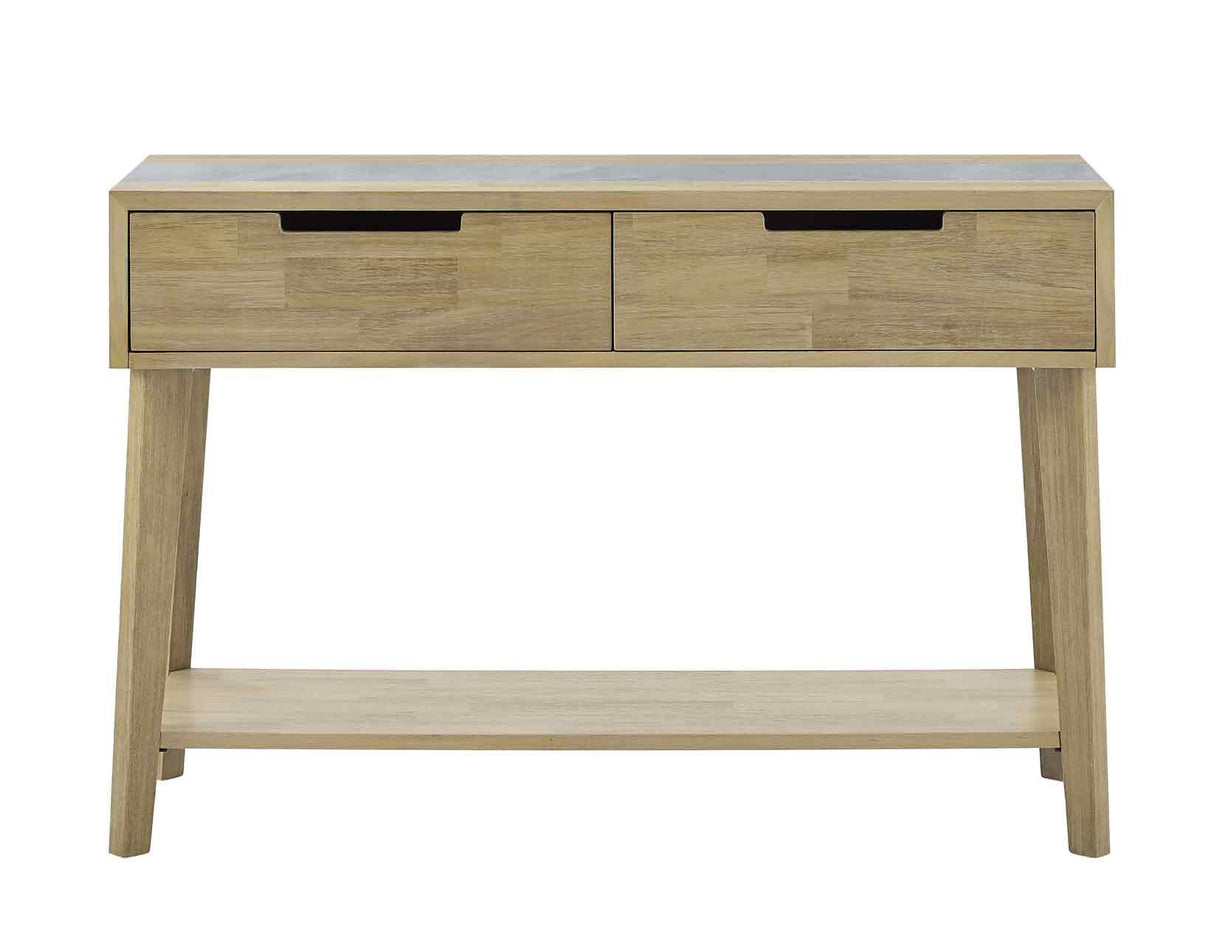 Calgary Sintered Stone Inlay Sofa Table from Steve Silver - Luna Furniture