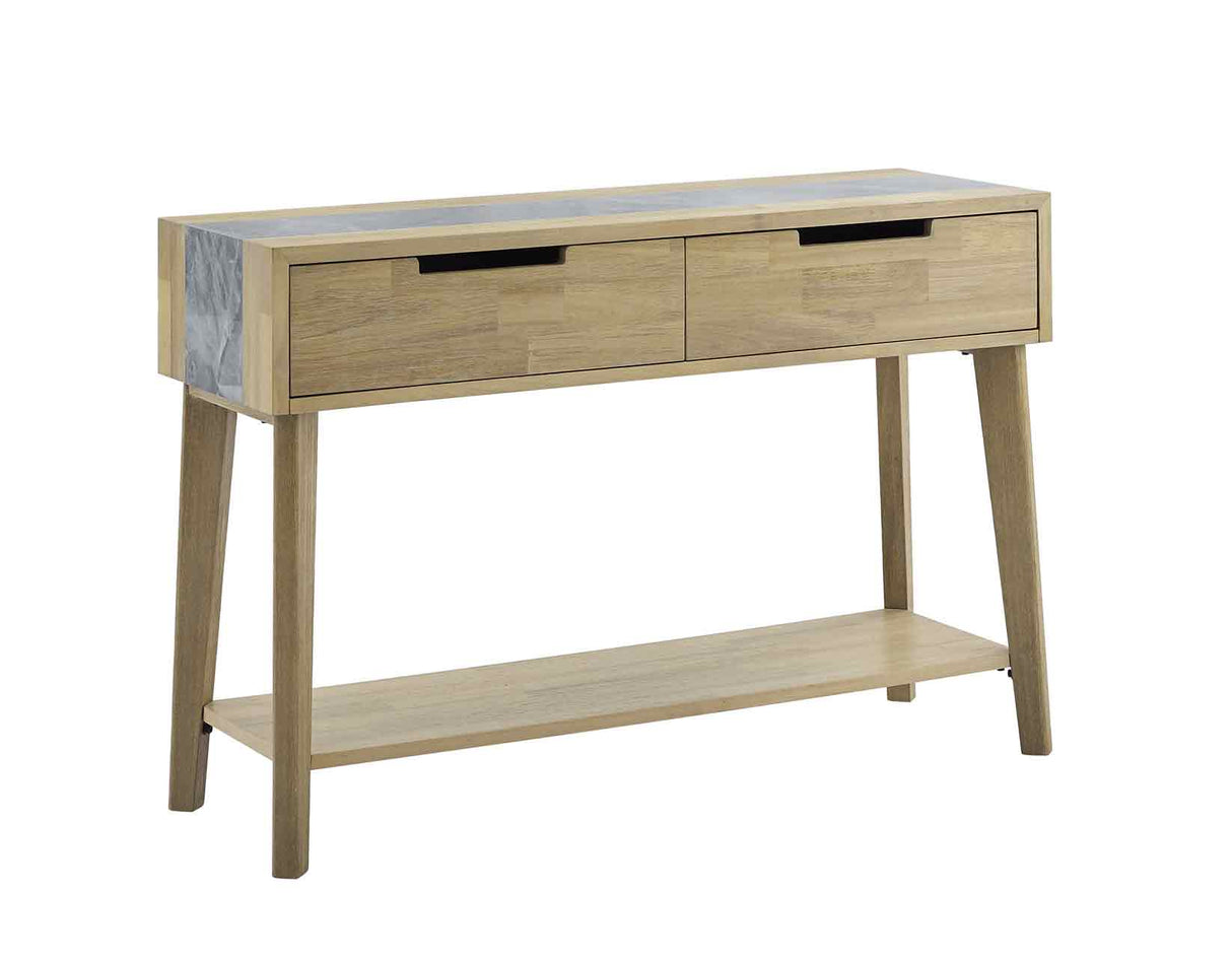 Calgary Sintered Stone Inlay Sofa Table from Steve Silver - Luna Furniture