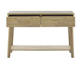 Calgary Sintered Stone Inlay Sofa Table from Steve Silver - Luna Furniture