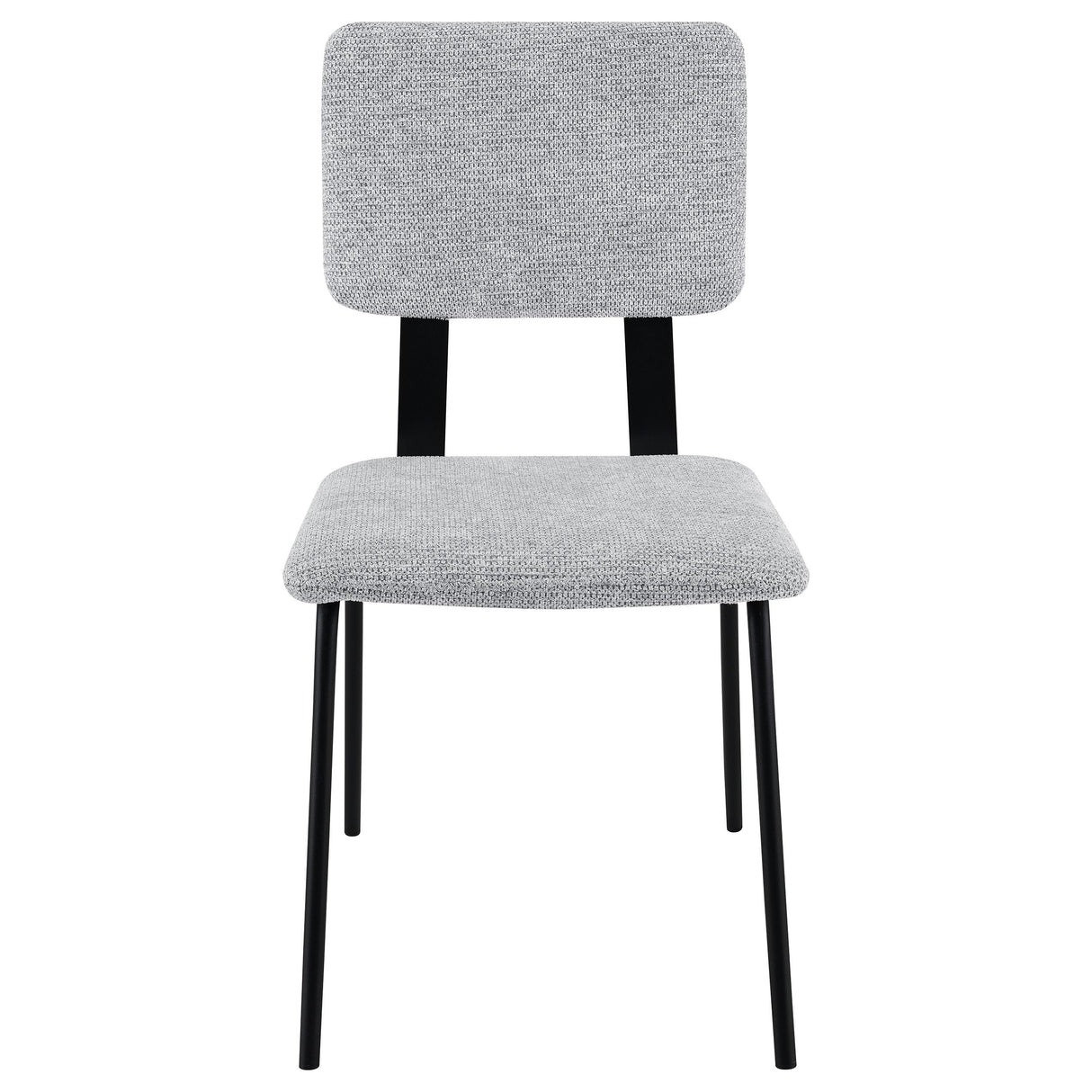 Calla Fabric Upholstered Dining Side Chair Grey (Set of 2) from Coaster - Luna Furniture