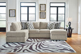 Calnita 2-Piece Sectional with Ottoman in Sisal from Ashley - Luna Furniture