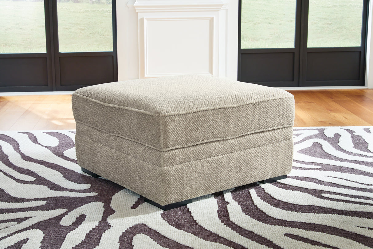 Calnita 2-Piece Sectional with Ottoman in Sisal from Ashley - Luna Furniture