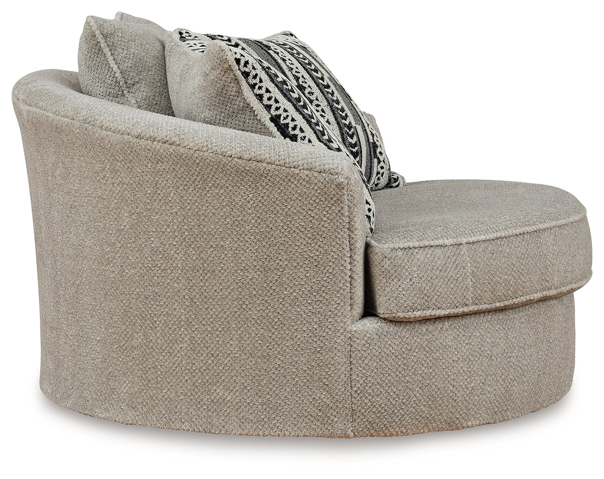 Calnita Chair and Ottoman in Sisal - PKG015793