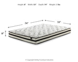 Calverson Full Platform Bed with Mattress in Mocha - PKG018333