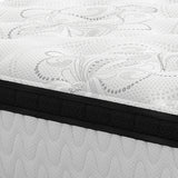 Calverson Full Platform Bed with Mattress in Mocha - PKG018335