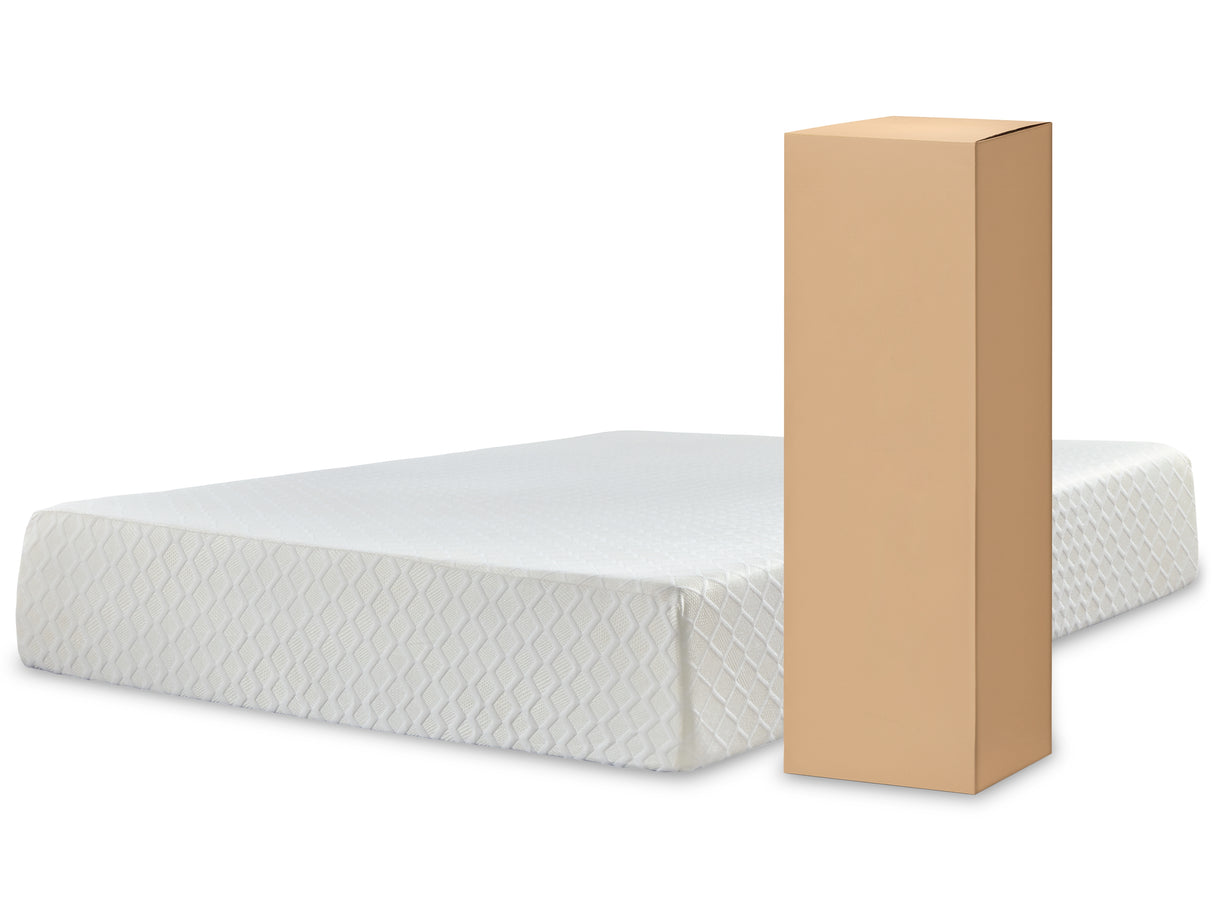 Calverson Full Platform Bed with Mattress in Mocha - PKG018338