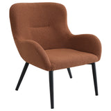 Calvin Rust Upholstered Modern Arm Accent Chair from Coaster - Luna Furniture