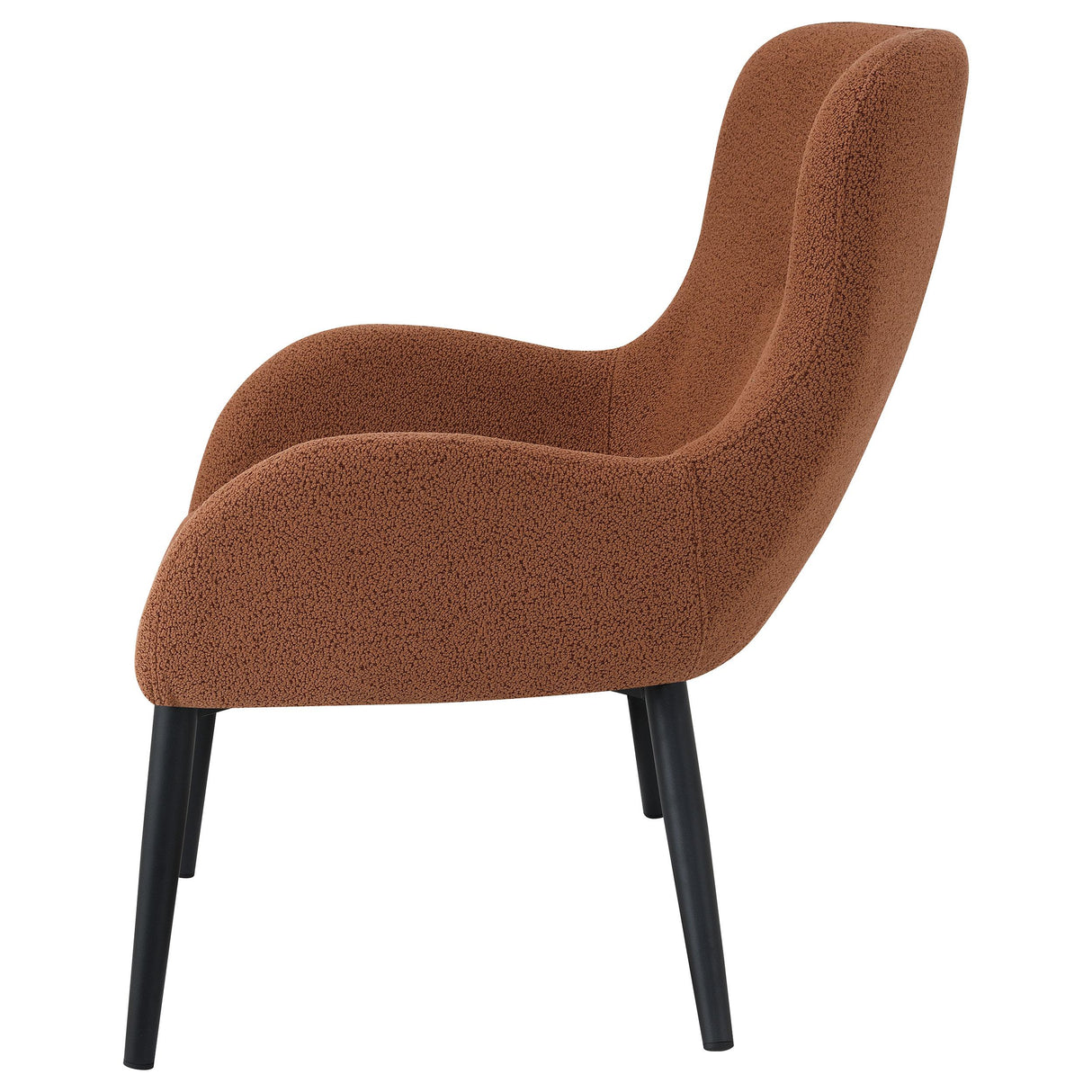 Calvin Rust Upholstered Modern Arm Accent Chair from Coaster - Luna Furniture