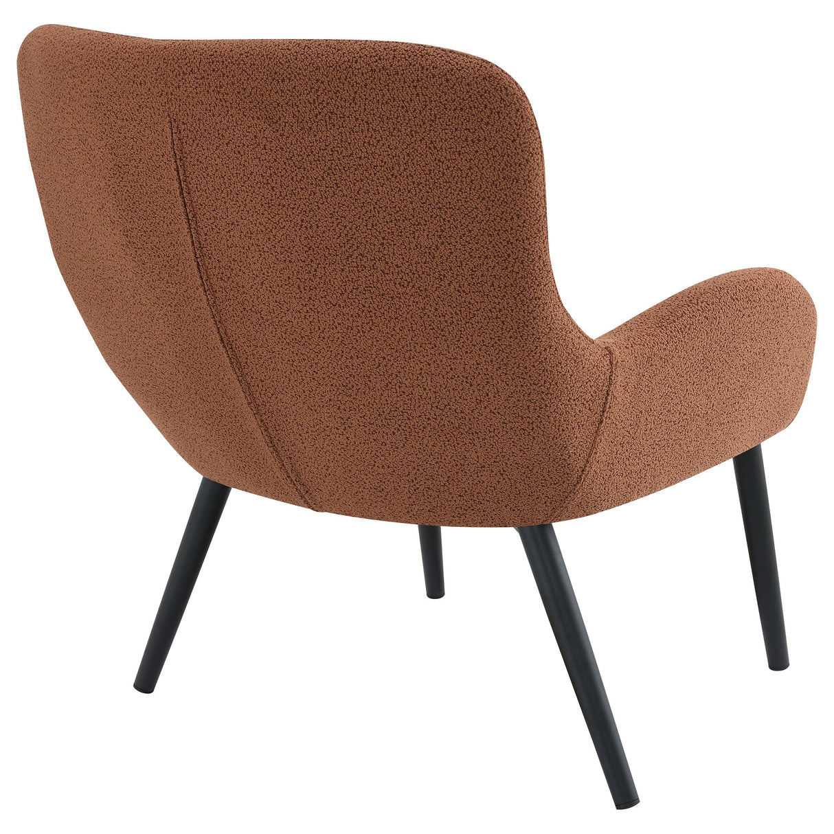 Calvin Rust Upholstered Modern Arm Accent Chair from Coaster - Luna Furniture