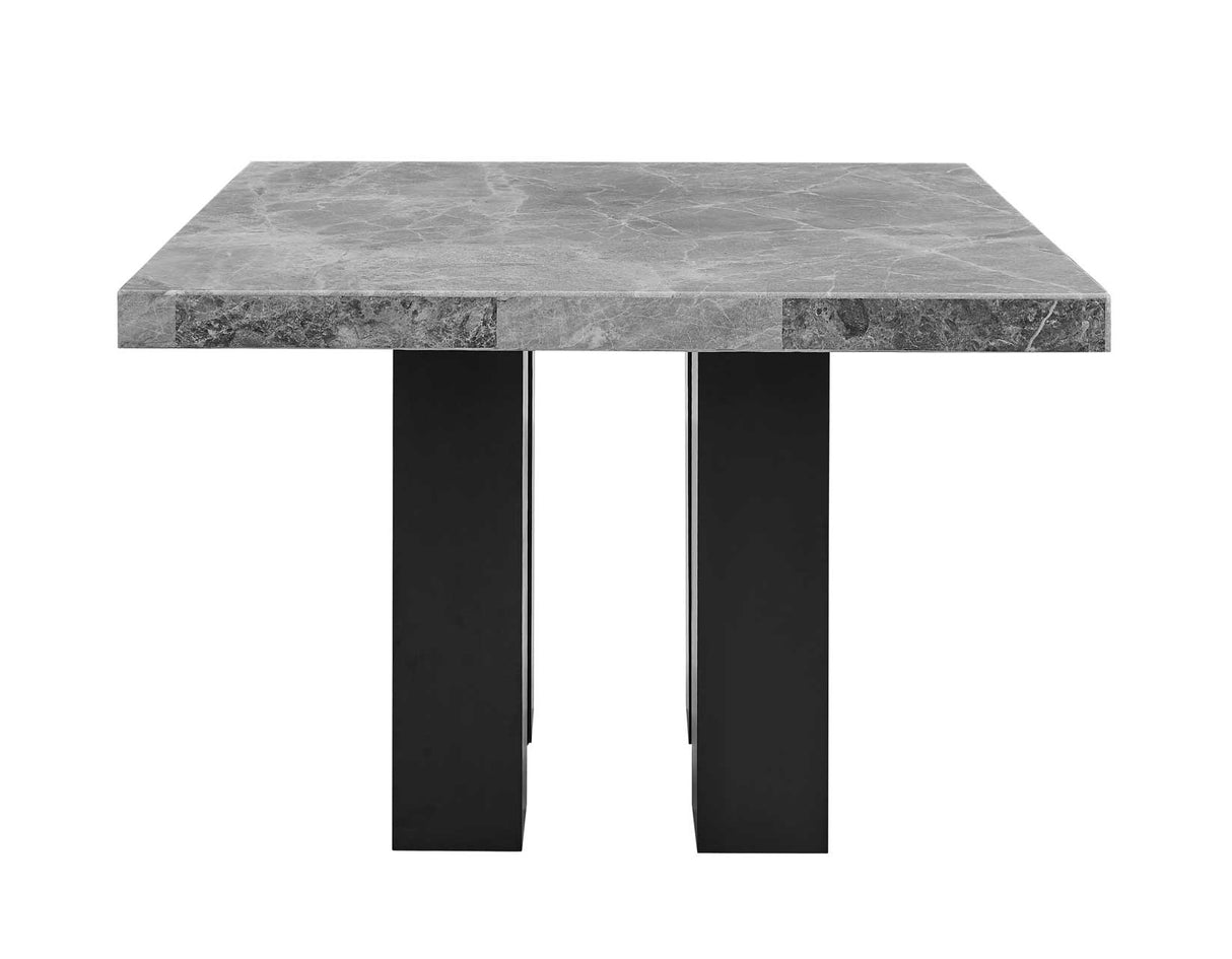 Camila 54 inch Square Gray Marble Top Counter Table from Steve Silver - Luna Furniture