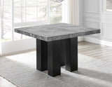 Camila 54 inch Square Gray Marble Top Counter Table from Steve Silver - Luna Furniture