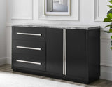 Camila Gray Marble Credenza from Steve Silver - Luna Furniture