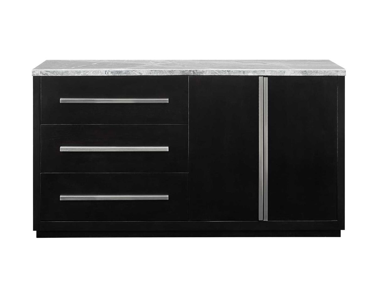 Camila Gray Marble Credenza from Steve Silver - Luna Furniture