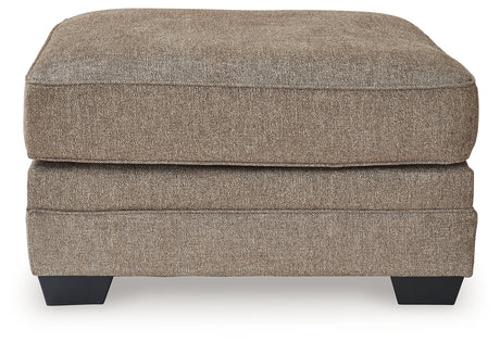 Cannonbrook Nutmeg Oversized Accent Ottoman - 9820108