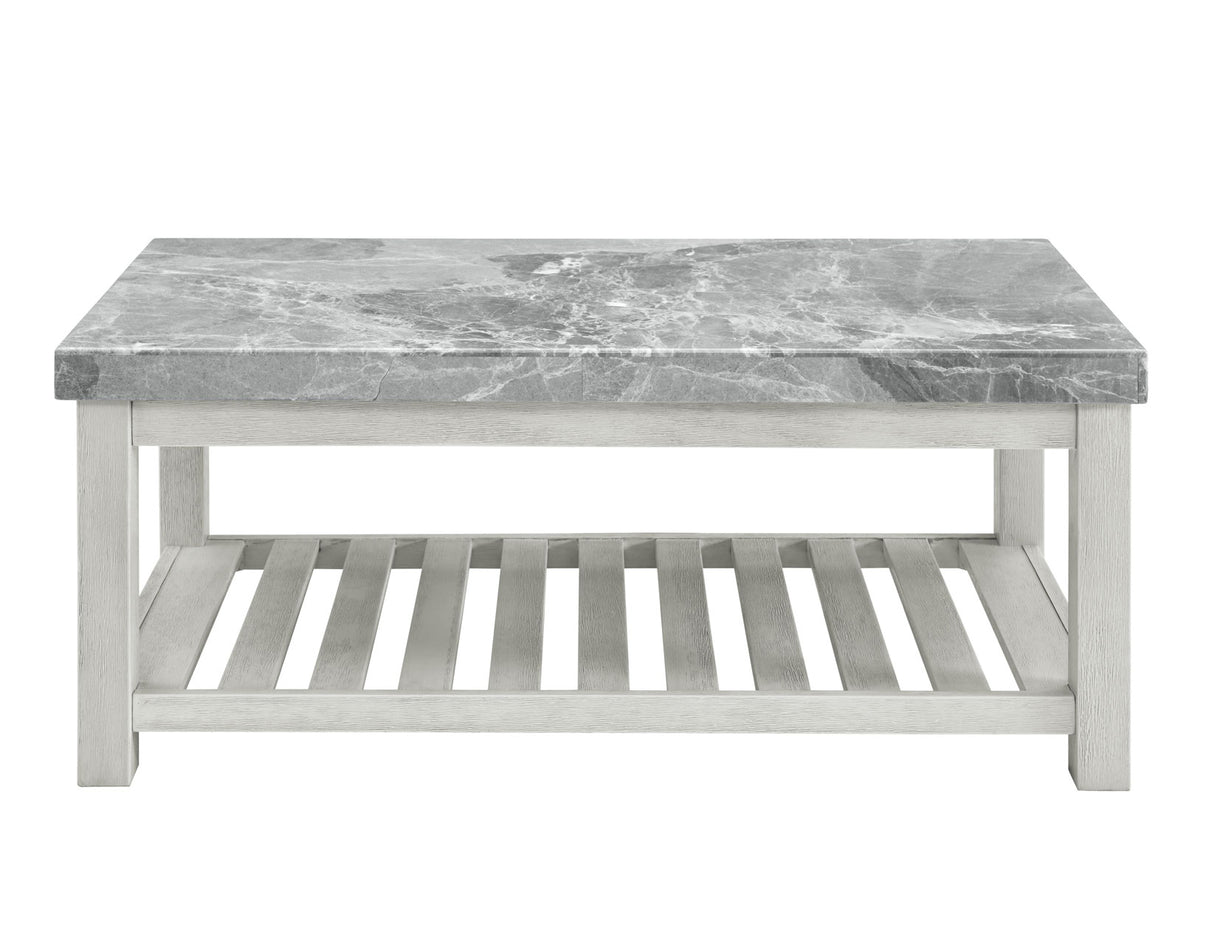 Canova 3-Piece Gray Marble Top Table Set from Steve Silver - Luna Furniture