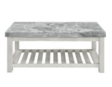 Canova 3-Piece Gray Marble Top Table Set from Steve Silver - Luna Furniture