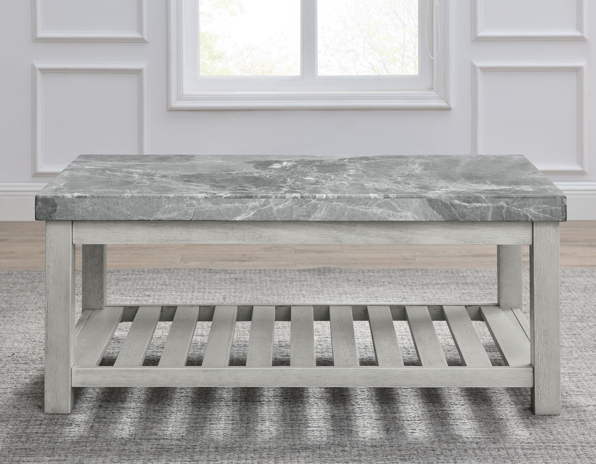 Canova 3-Piece Gray Marble Top Table Set from Steve Silver - Luna Furniture