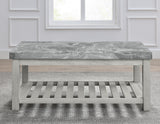 Canova 3-Piece Gray Marble Top Table Set from Steve Silver - Luna Furniture