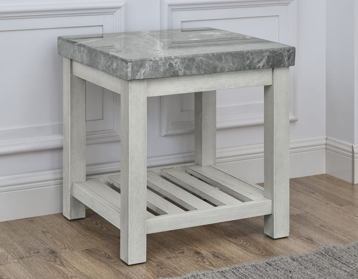 Canova 3-Piece Gray Marble Top Table Set from Steve Silver - Luna Furniture