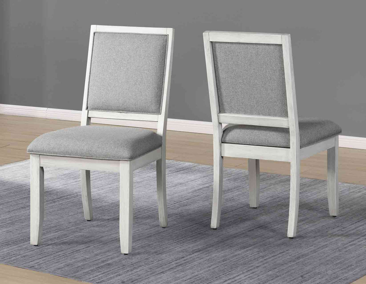 Canova 5-Piece Gray Marble Dining Set(Table & 4 Side Chairs) from Steve Silver - Luna Furniture