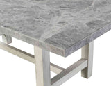 Canova 78-inch Gray Marble Top Dining Table from Steve Silver - Luna Furniture