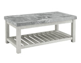 Canova Gray Marble Coffee Table from Steve Silver - Luna Furniture